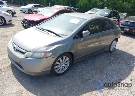 2006 Honda Civic Hybrid z USA, uszkodzony, nr VIN JHMFA36226S003947